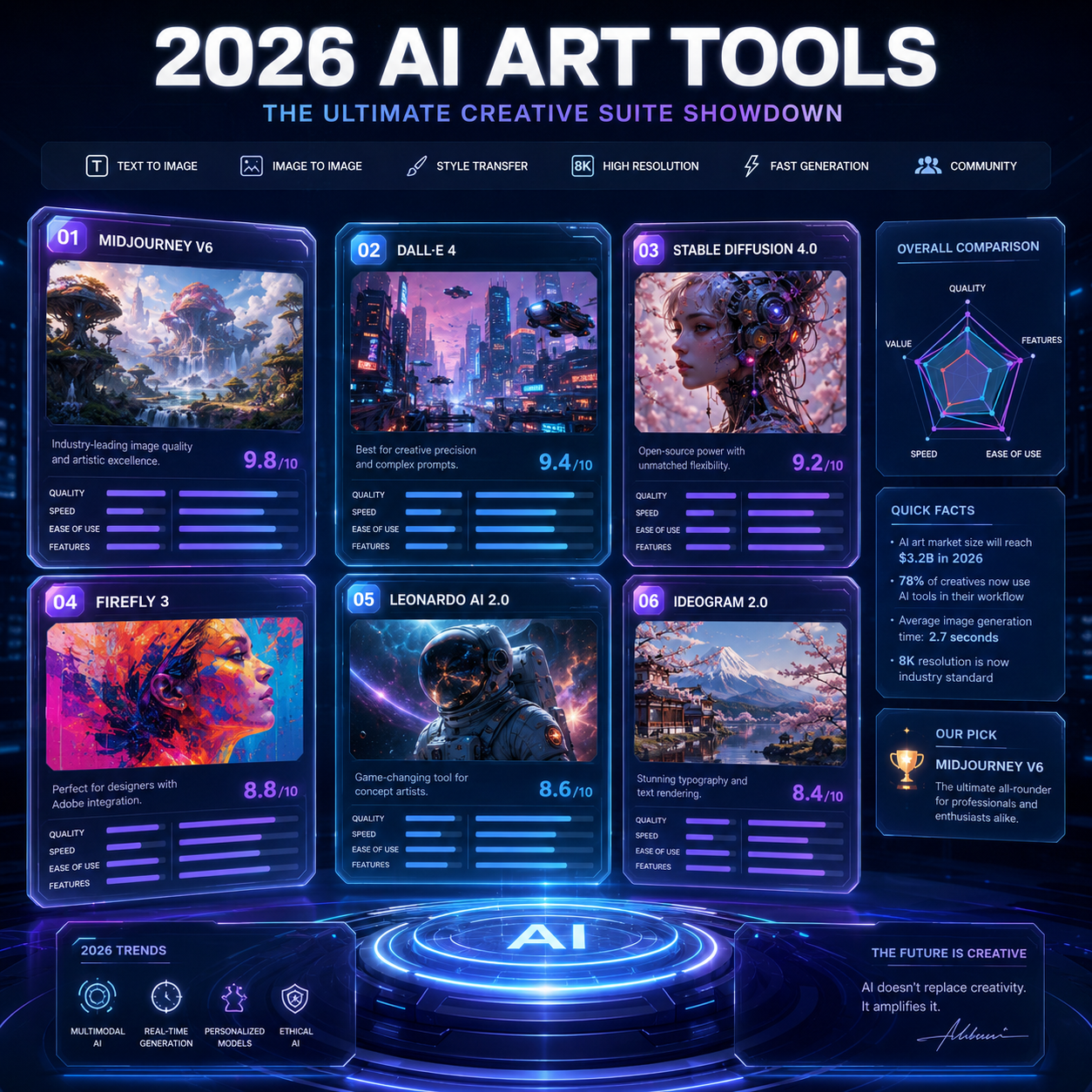 2026年最好的AI绘画工具推荐与对比